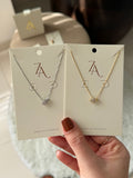 Cadenita doble corazoncitos (DISPONIBLE DORADA)