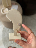Argollas con circon y aretes (cada par)